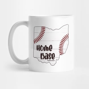 Ohio Home Base Baseball Mug